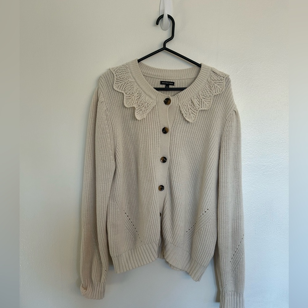 Who What Wear Peter Pants Collar Sweater